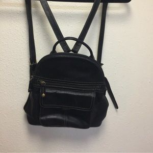 Fossil Leather Mini Backpack